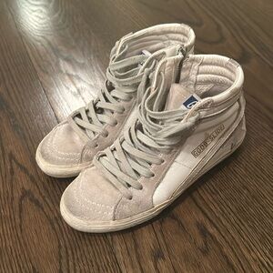 Authentic Golden Goose GGDB SLIDE White & Grey